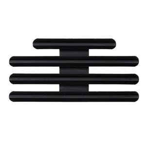 Decorations Ribbon Mounting Bar: 11 Ribbons, black metal One-Eighth Inch spacing