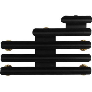 Decorations Ribbon Mounting Bar: 12 Ribbons Staggered Right, ⅛ inch space