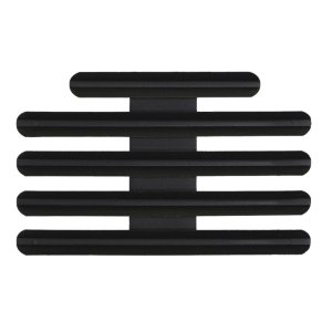 Decorations Ribbon Mounting Bar: 14 Ribbons, black metal One-Eighth Inch spacing