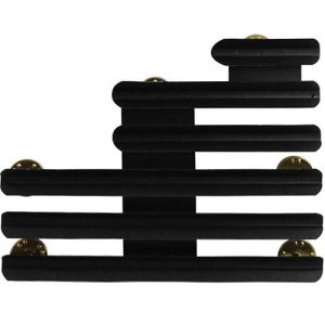 Decorations Ribbon Mounting Bar: 14 Ribbons Staggered Right, ⅛ inch space