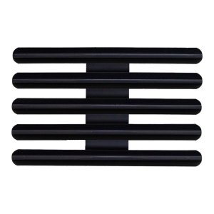 Decorations Ribbon Mounting Bar: 15 Ribbons, black metal One-Eighth Inch spacing