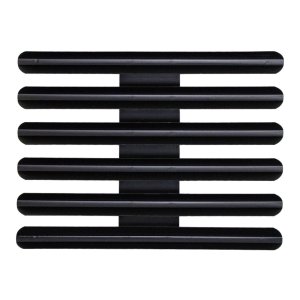 Decorations Ribbon Mounting Bar: 18 Ribbons, black metal One-Eighth Inch spacing