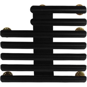 Decorations Ribbon Mounting Bar: 19 Ribbons Staggered Right, ⅛ inch space