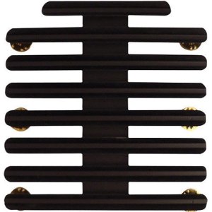 Decorations Ribbon Mounting Bar: 23 Ribbons, black metal One-Eighth Inch spacing