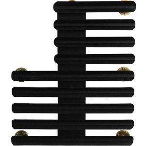 Decorations Ribbon Mounting Bar: 23 Ribbons Staggered Right, ⅛ inch space