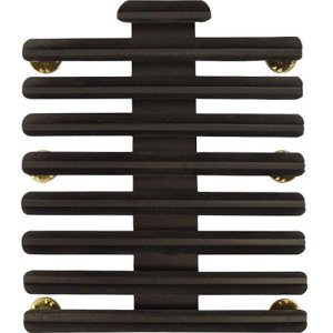 Decorations Ribbon Mounting Bar: 25 Ribbons, black metal One-Eighth Inch spacing