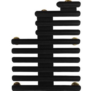 Decorations Ribbon Mounting Bar: 25 Ribbons Staggered Right, ⅛ inch space