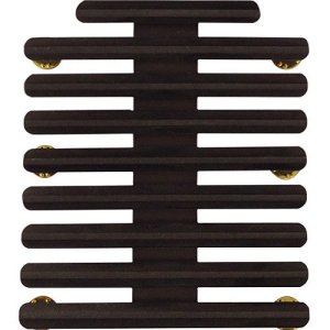Decorations Ribbon Mounting Bar: 26 Ribbons, black metal One-Eighth Inch spacing
