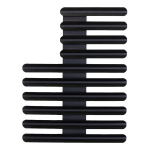Decorations Ribbon Mounting Bar: 26 Ribbons Staggered Right, 1/8 inch space