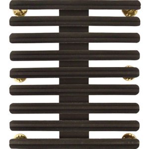 Decorations Ribbon Mounting Bar: 27 Ribbons, black metal One-Eighth Inch spacing