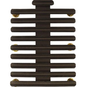 Decorations Ribbon Mounting Bar: 28 Ribbons, black metal One-Eighth Inch spacing