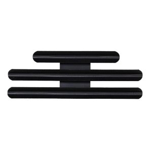 Decorations Ribbon Mounting Bar: 8 Ribbons, black metal