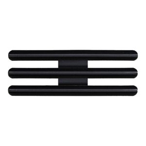 Decorations Ribbon Mounting Bar: 9 Ribbons, black metal One-Eighth Inch spacing