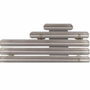 Decorations Ribbon Mounting Bar: Fits 12 Ribbons Staggered Right, metal