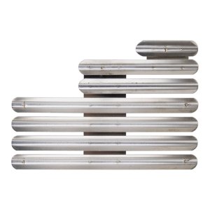Decorations Ribbon Mounting Bar: Fits 17 Ribbons Staggered Right, metal