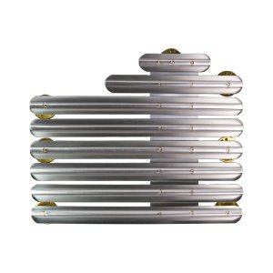 Decorations Ribbon Mounting Bar: Fits 21 Ribbons Staggered Right, metal