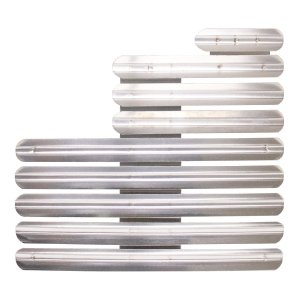 Decorations Ribbon Mounting Bar: Fits 22 Ribbons Staggered Right, metal