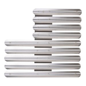 Decorations Ribbon Mounting Bar: Fits 23 Ribbons Staggered Right, metal