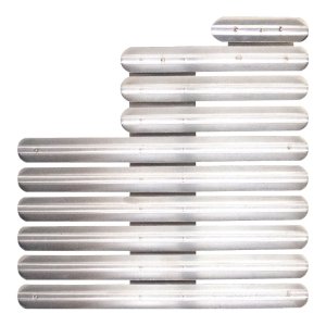 Decorations Ribbon Mounting Bar: Fits 25 Ribbons Staggered Right, metal