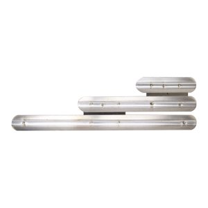 Decorations Ribbon Mounting Bar: Fits 6 Ribbons Staggered Right, metal