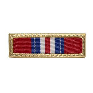 Decorations Ribbon Unit: Citation: Valorous Unit Award with Small Gold Frame