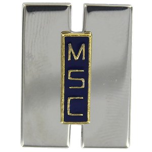 Military Sealift Command Collar Device: Lieutenant