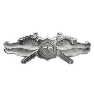 Navy Badge: Basic Security Forces Specialist, regulation size, mirror finish