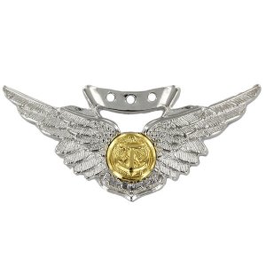 Navy Badge: Combat Aircrew, regulation size, mirror finish