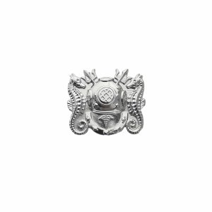 Navy Badge: Diving Medical Technician, miniature, mirror finish