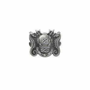 Navy Badge: Master Diver, miniature, oxidized