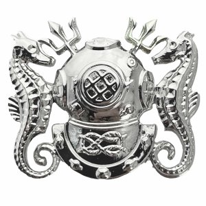 Navy Badge: Master Diver, regulation size, mirror finish