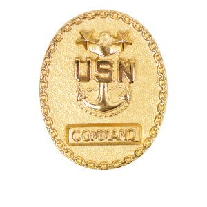 Navy Badge: Master Enlisted Advisor E9 Command CPO, miniature