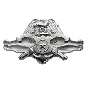 Navy Badge: Master Security Forces Specialist, regulation size, mirror finish
