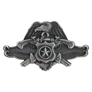 Navy Badge: Master Security Forces Specialist, regulation size, oxidized
