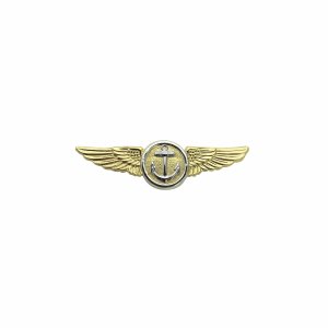 Navy Badge: Naval Aviation Observer Flight Meteorologist, miniature, mirror finish