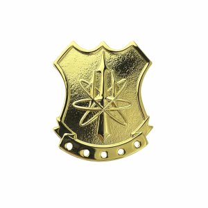 Navy Badge: Nuclear Weapons Security Officer badge, Regulation size, 24K Gold