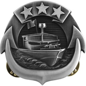 Navy Badge: Small Craft Enlisted, regulation size