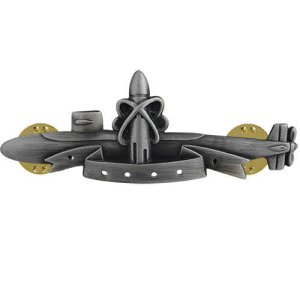 Navy Badge: SSBN Submarine Deterrent Patrol, regulation size