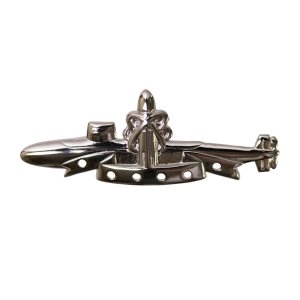 Navy Badge: Submarine SSBN Deterrent Patrol, miniature, mirror finish