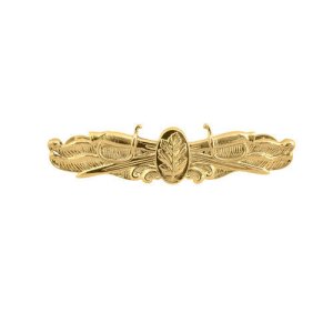 Navy Badge: Surface Warfare Nurse, miniature, mirror finish