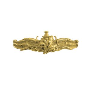Navy Badge: Surface Warfare Supply Officer, miniature, mirror finish