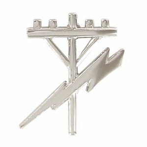 Navy Ball Cap Device: Construction Electrician, mirror finish