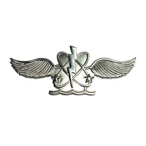 Navy Ball Cap Device, Mirror Finish: Aviation Warfare Systems Operator