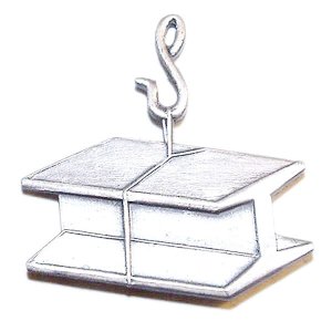 Navy Ball Cap Device: Mirror Finish Steelworker