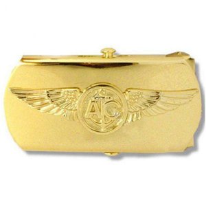 Navy Belt Buckle: Air Crew Chief Petty Officer, gold