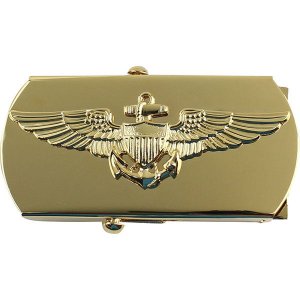 Navy Belt Buckle: Aviator