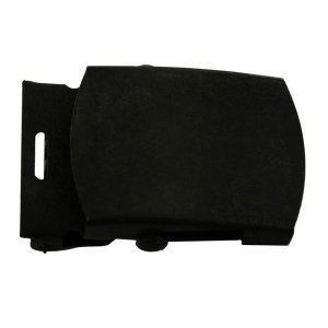 Navy Belt Buckle: Black Roller, male