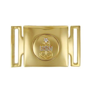 Navy Belt Buckle: E8 Interlocking for CPO Cutlass
