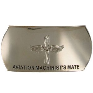 Navy Belt Buckle: Enlisted Aviation Machinist''s Mate