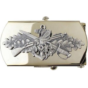Navy Belt Buckle: Seabee Enlisted